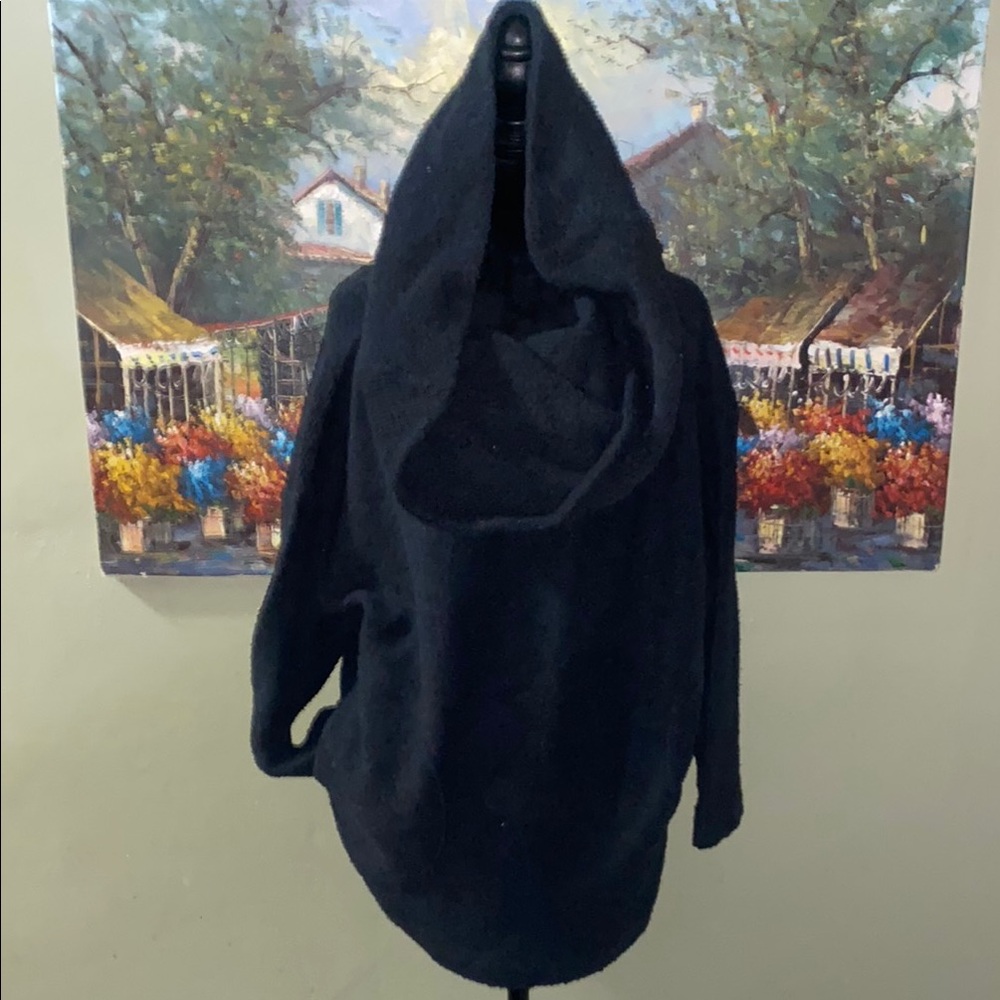 Free people beach black funnel neck sweater, NWT. Medium